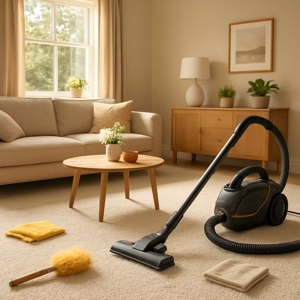 Dusting, vacuuming and floor care Goring