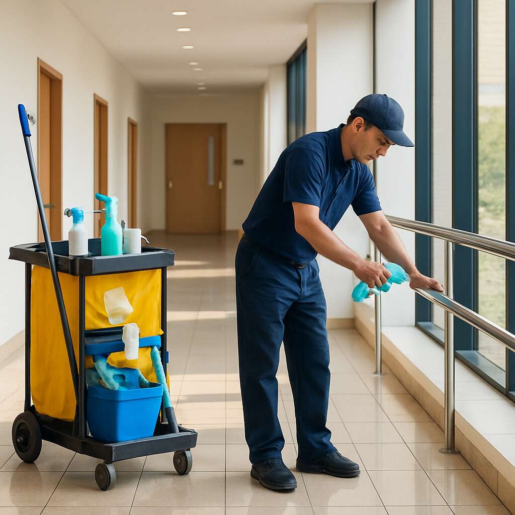 Cleaning Communal areas  Newtown