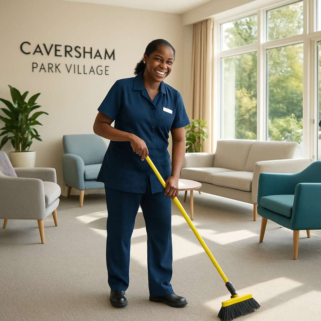 Cleaning Communal areas  Caversham Park Village