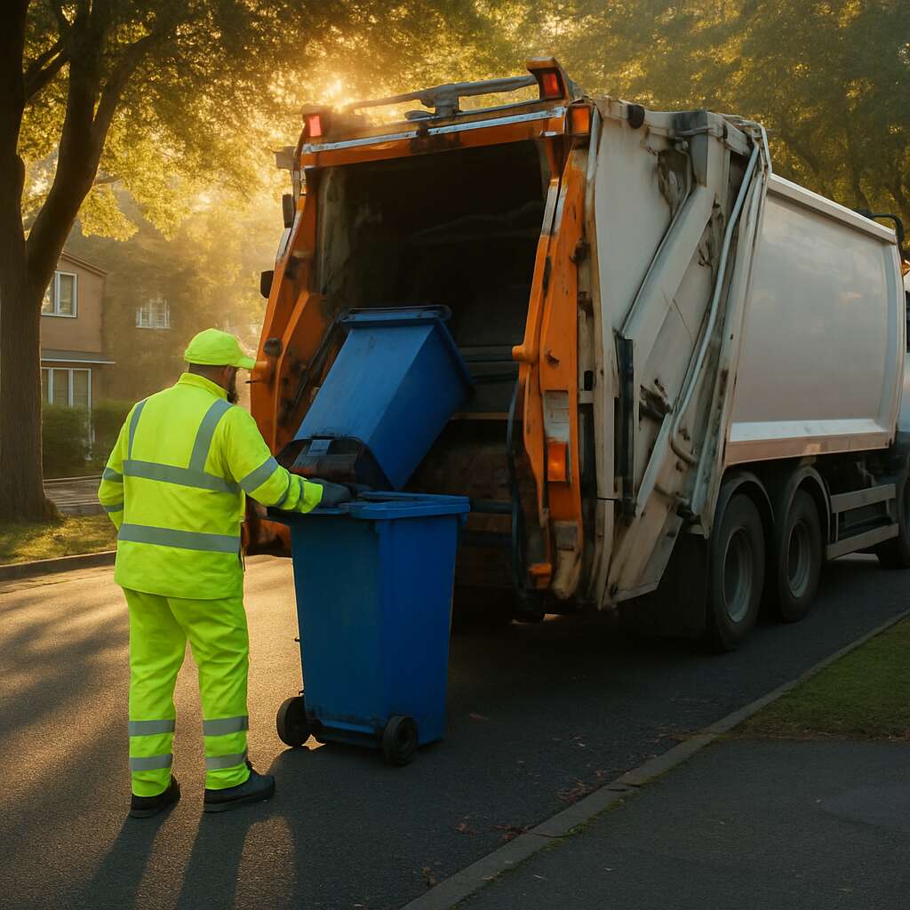 Emptying bins & waste removal  Shinfield Road