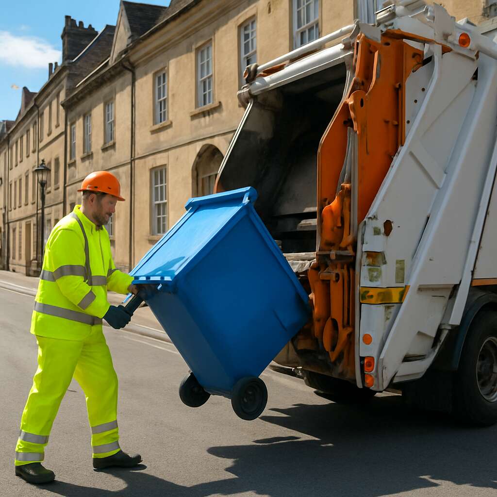 Emptying bins & waste removal  Abbey