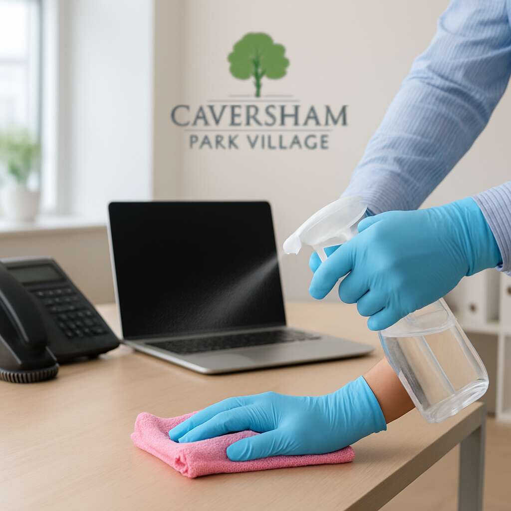 Desk and surface sanitisation Caversham Park Village