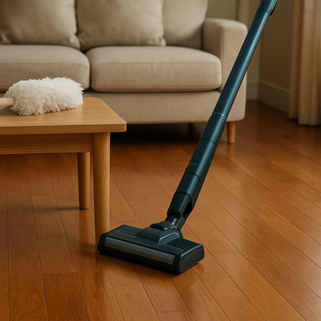 Dusting, vacuuming and floor care Whitley Wood